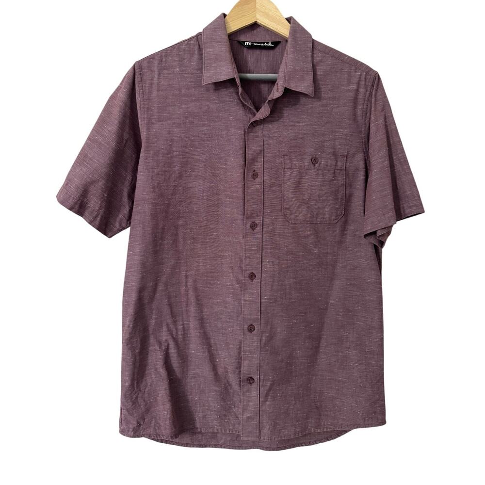 Travis Mathew Short Sleeve Button‎ Down Shirt Size Small